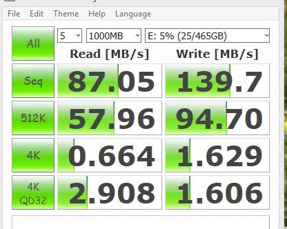 Disk speed for 3 SATA drives in RAID 6 using RS2BL080 card.JPG