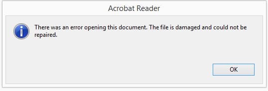 PDF Error Message from yahoo mail Adobe reader.JPG