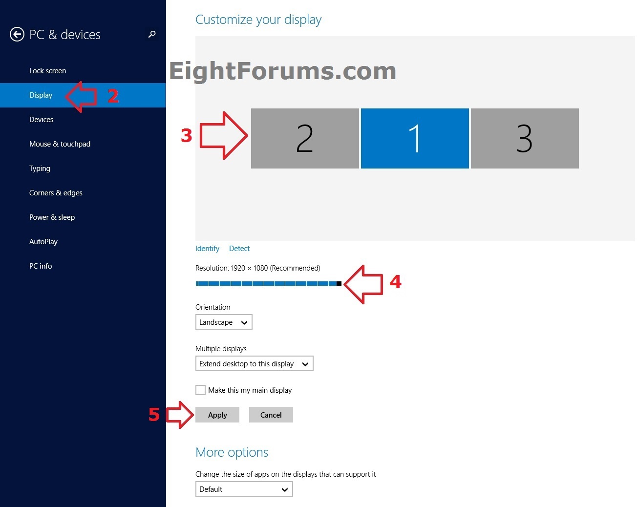 Screen Resolution Set For Displays In Windows 8 Windows 8 Help Forums