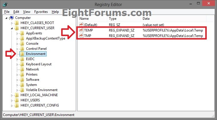 Temporary Files Folder Change Location In Windows Windows 8 Help Forums