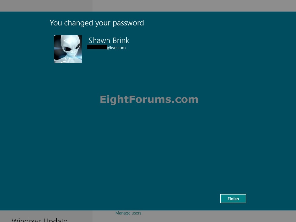 Microsoft Account Password Change Or Reset In Windows 8 Windows 8 Help Forums