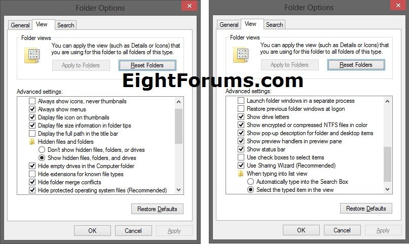 fonts don't show file extensions Windows 10 Forums