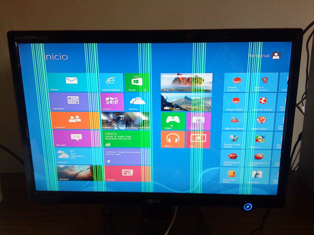 (Help) Green lines across my monitor! (nvidia card?)+photo Windows 8 Help Forums