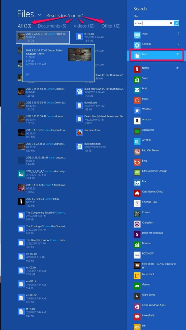Start Screen Search Won't search IE Favorites sites Windows 8 Help