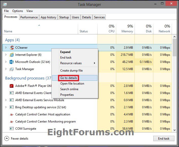 Processor Affinity Set for Applications in Windows 8 Windows 8 Help