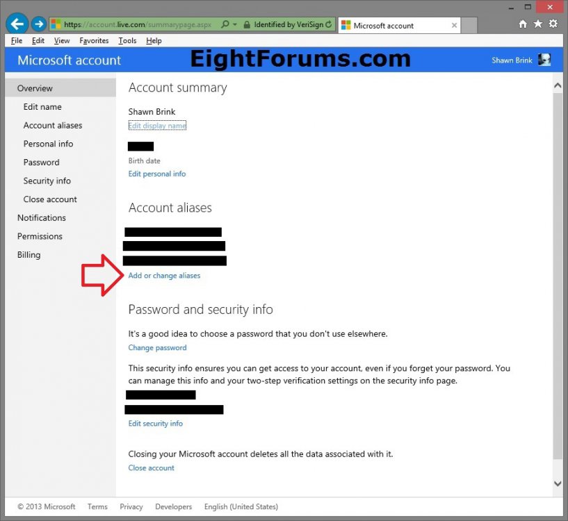 how to change email address on my microsoft account