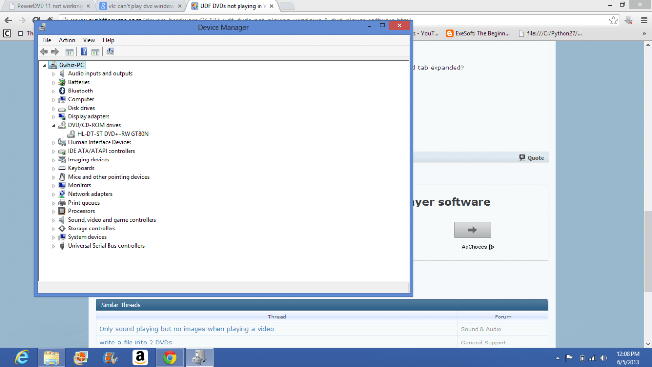 Udf Dvds Not Playing In Windows 8 Dvd Player Software Windows 8 Help Forums