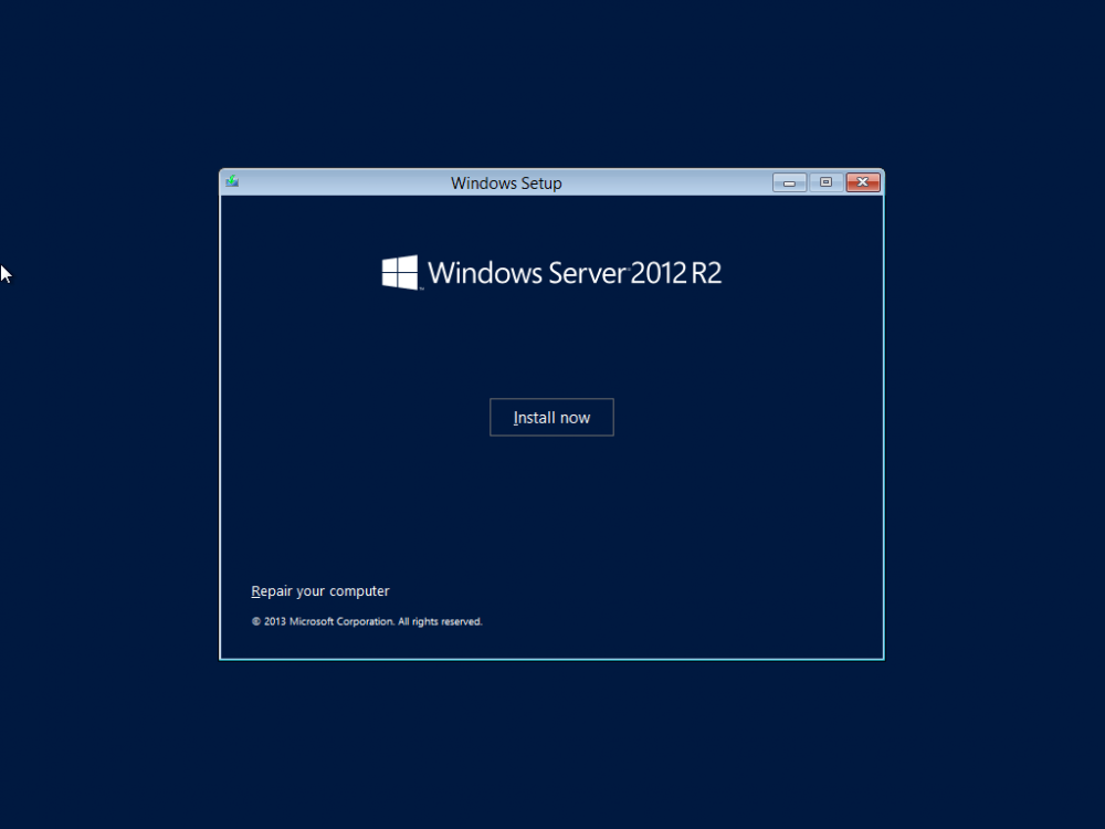 Microsoft server core