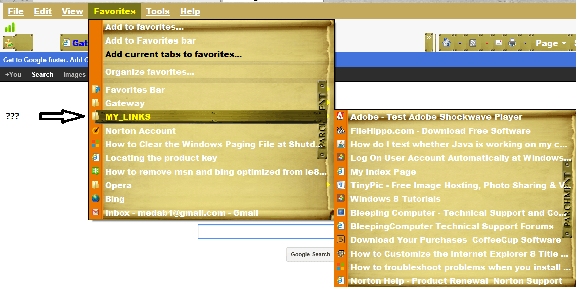 Solved Create New "Links" Folder for Favorites, Windows Explorer