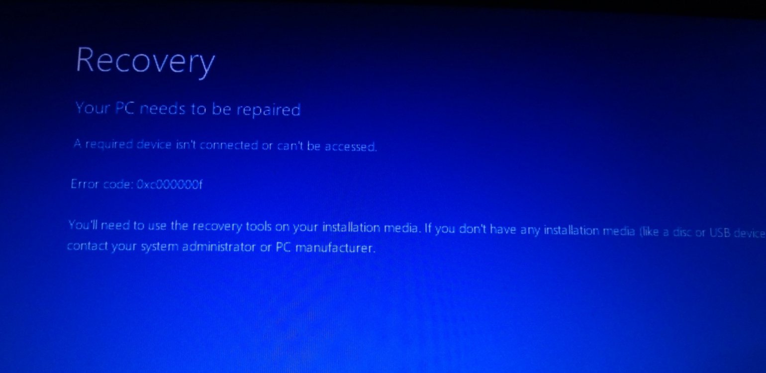 Getting error code 0x000000f in automatic repair Windows 8 Help Forums