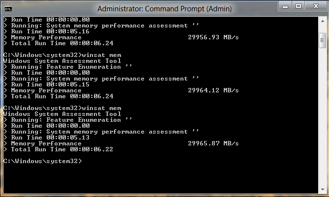 My i5 DDR3 1600 8GB 2x4GB Vengence mem 7Mar12 Win8CP.PNG