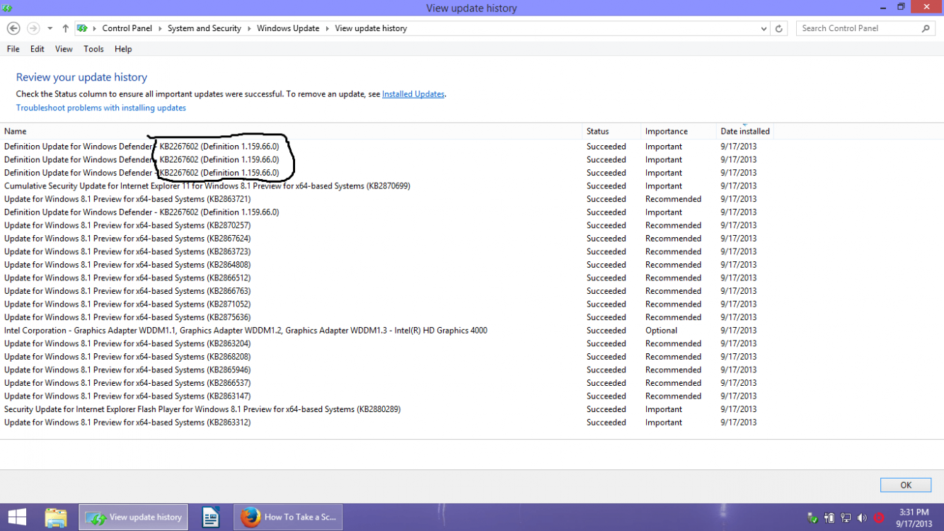 Solved Windows Defender Definition Update Windows 8 Help Forums