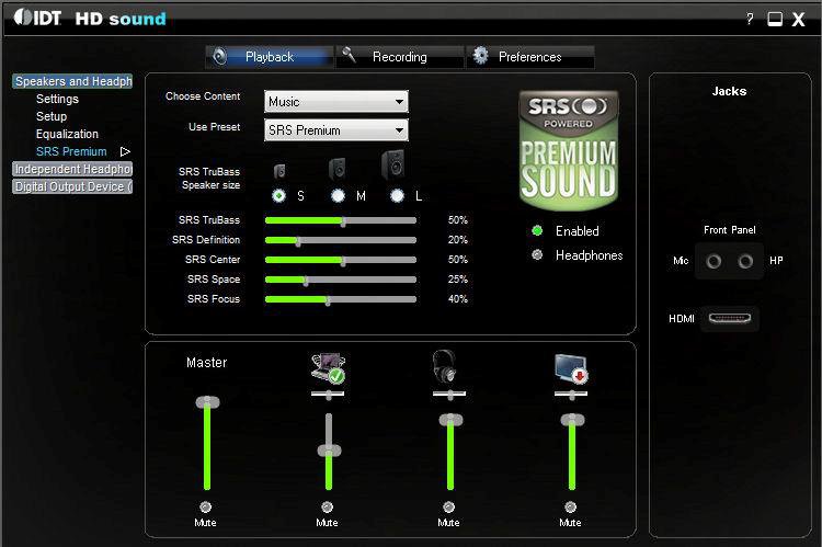 srs hd audio lab closes automatically srs hd audio lab closes automatically