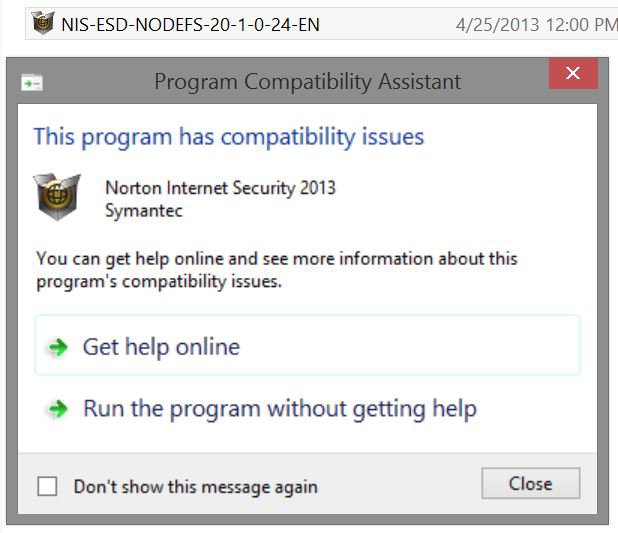 NIS Compatibility notification.JPG