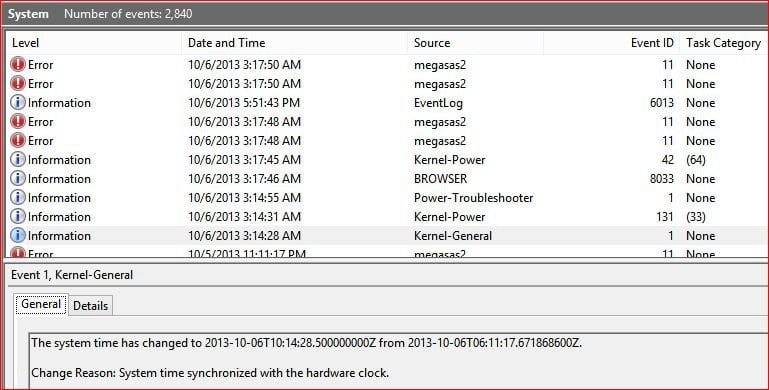 Event Viewer of 3-6-13 in AM.JPG