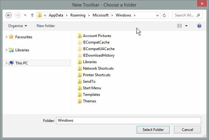 2013-12-23  Favourites Favorites MetroUI Search_000618 New Toolbar - Choose a folder.jpg