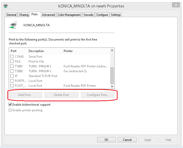 Solved Cannot Add/Delete or Configure printer ports Windows 8 Help