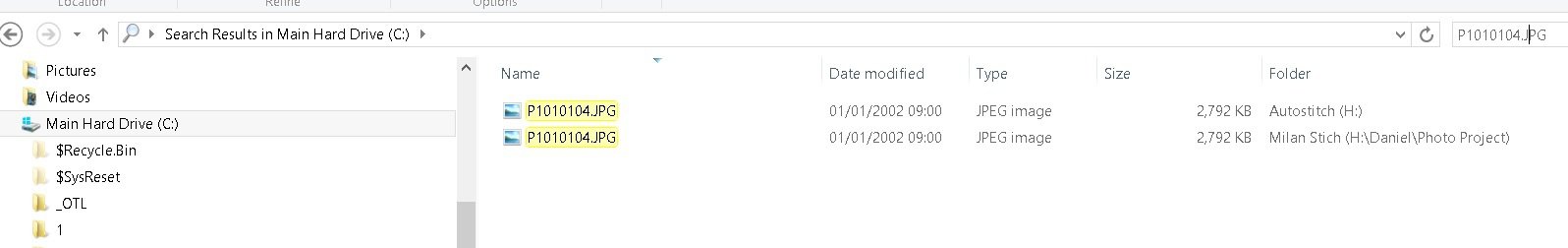 Search whole C drive found H.jpg