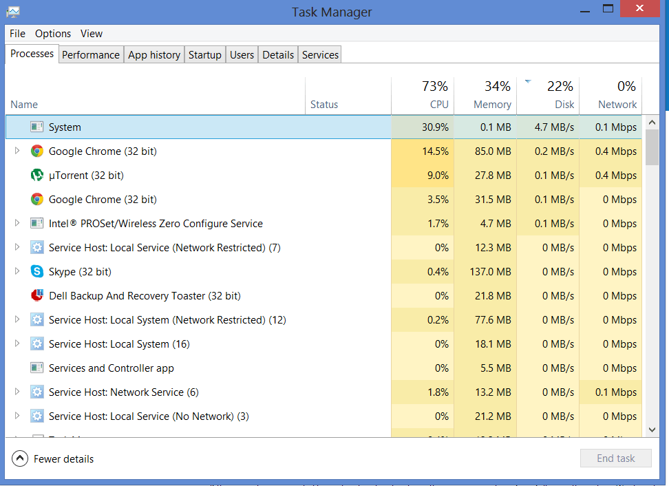 System taking too much cpu windows 8 help forums