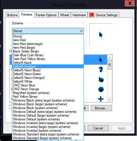 Windows 11 blue theme Cursors