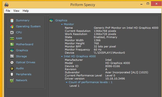 what does speccy professional do