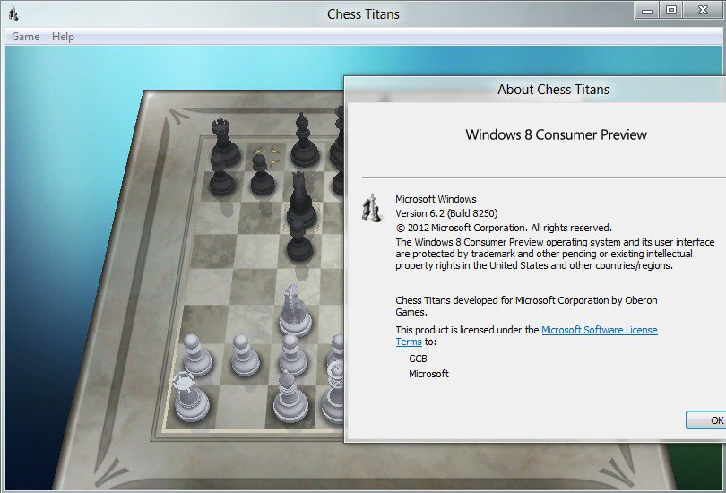 chess titans on windows 8.1