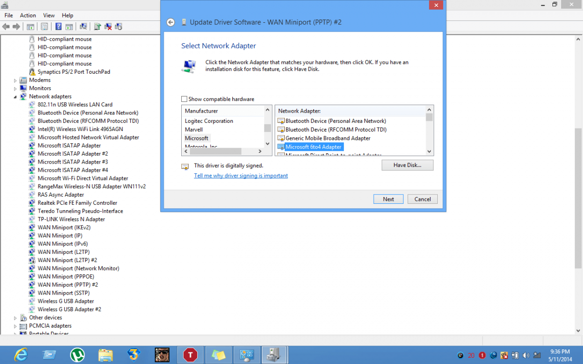 Having trouble with the Mac Miniport bridge Windows 8 Help Forums