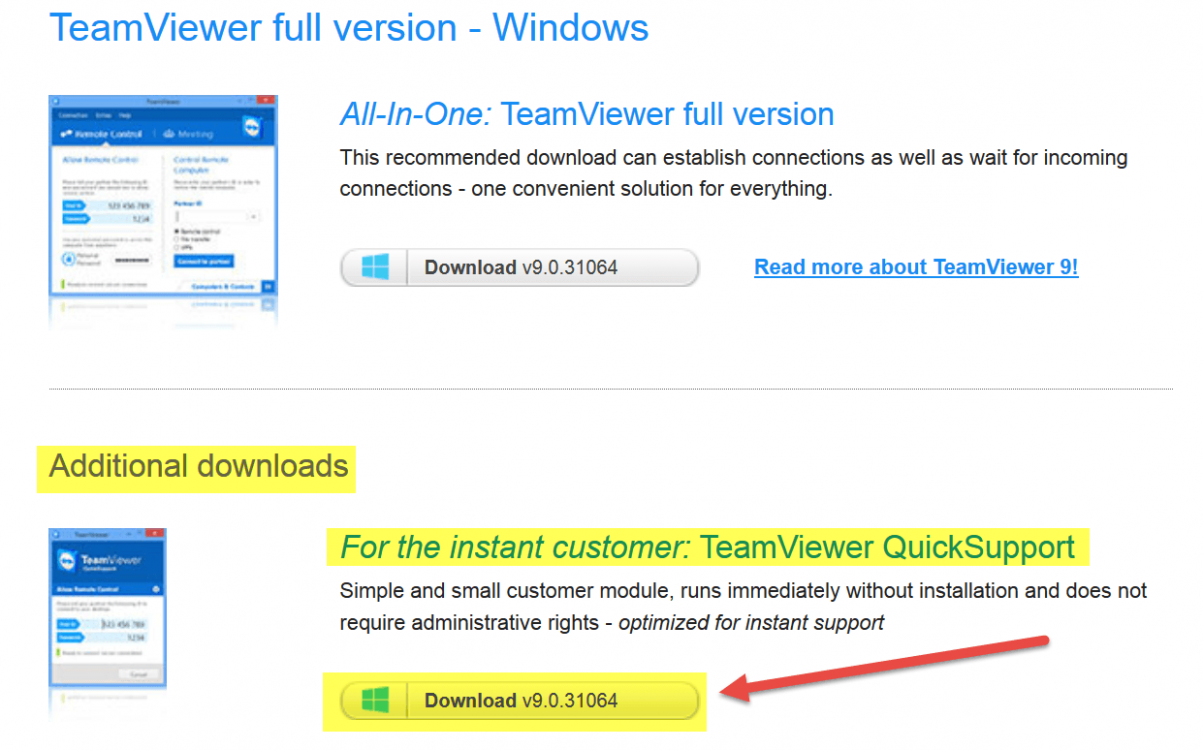 download teamviewer 9 for windows