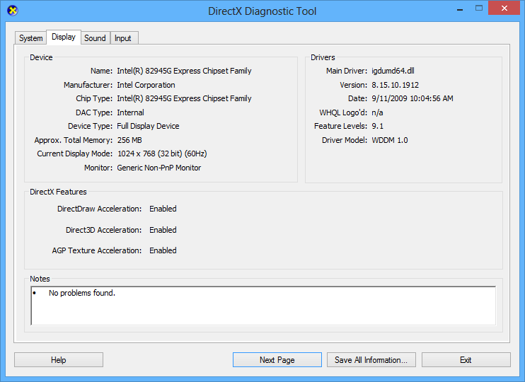 Directx звуковая карта