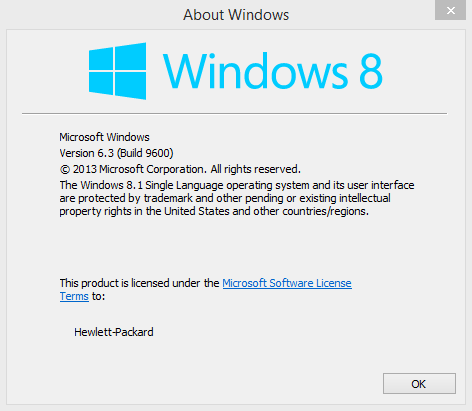 windows 8 oem iso for hp