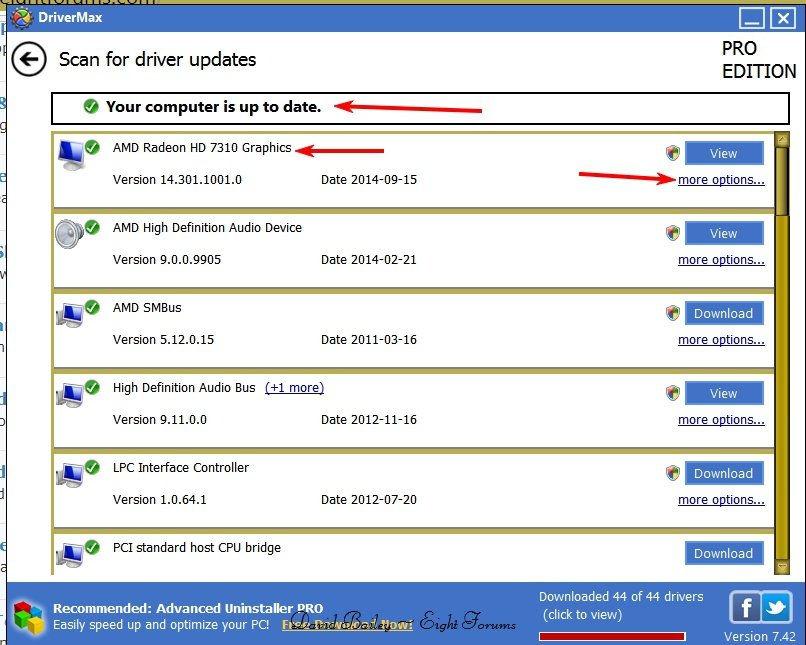 drivers amd radeon hd 7310 windows 10