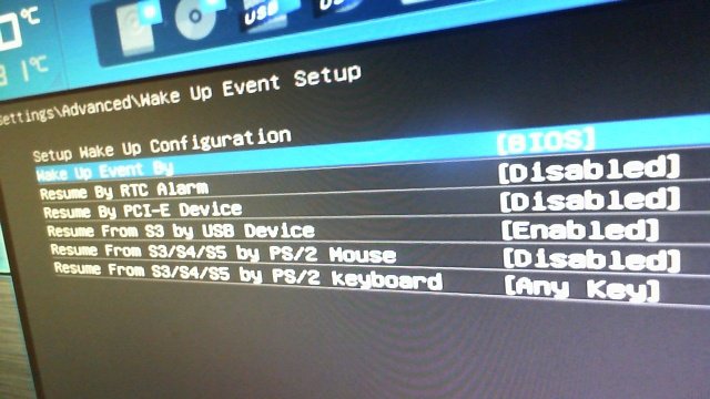 Usb wake support