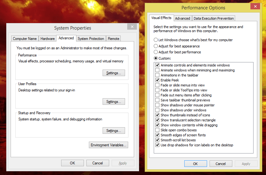 Visual Effects - Adjust in Windows 8 | Windows 8 Help Forums Visual Effects - Adjust in Windows 8 | Windows 8 Help Forums