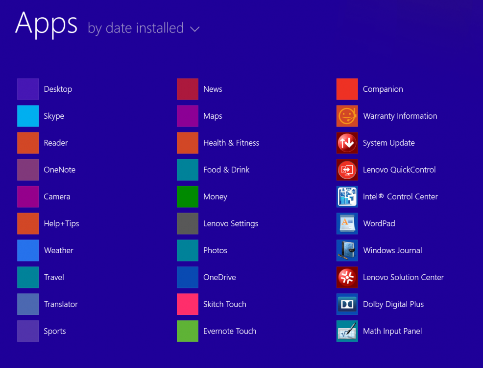 Windows 10 App Icons
