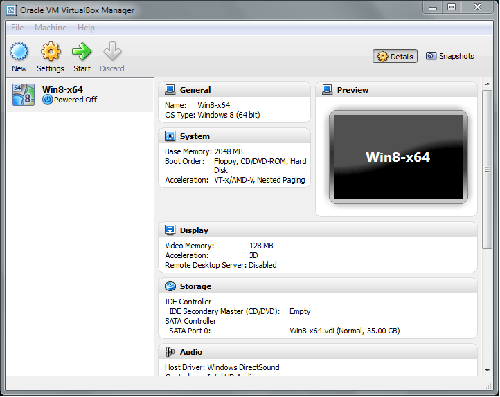 Virtualbox сетевая карта