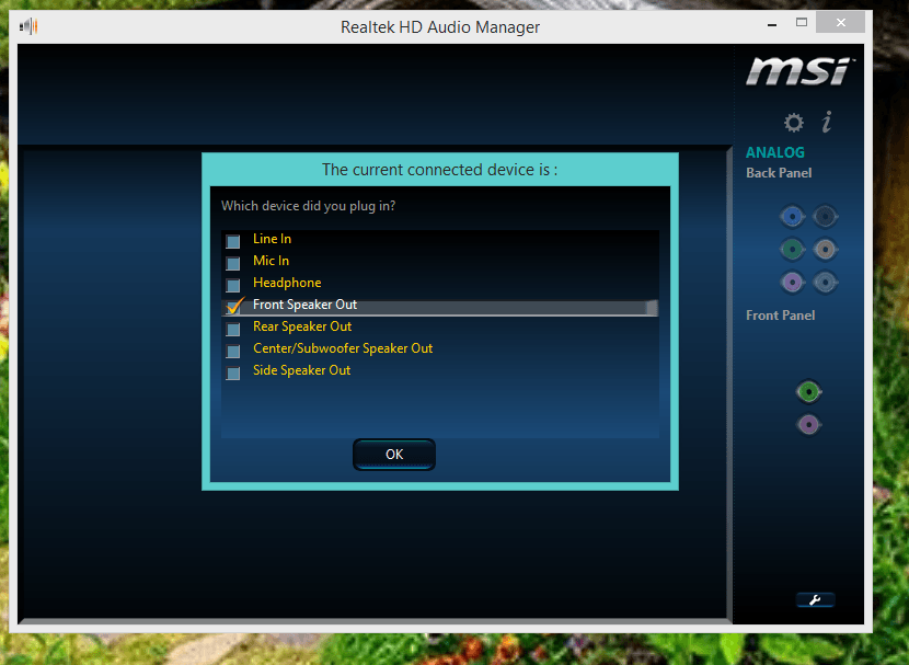 Front Panel Mic jack doesn't work Windows 8 Help Forums