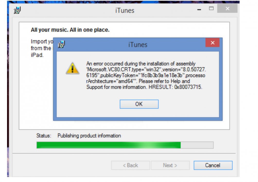an error occurred during the installation of assembly an error occurred during the installation of assembly