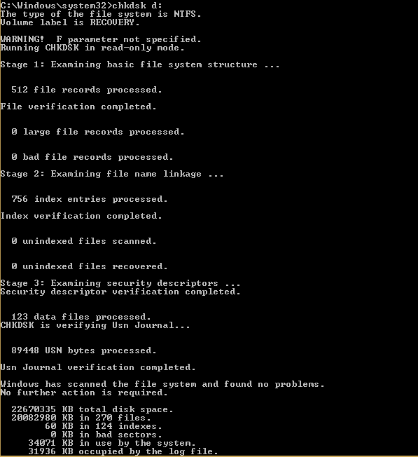 chkdsk D part one.PNG