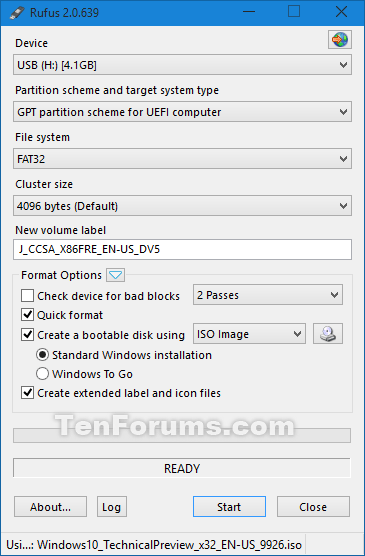 UEFI Bootable USB Drive Create in Windows | Windows 8 Forums