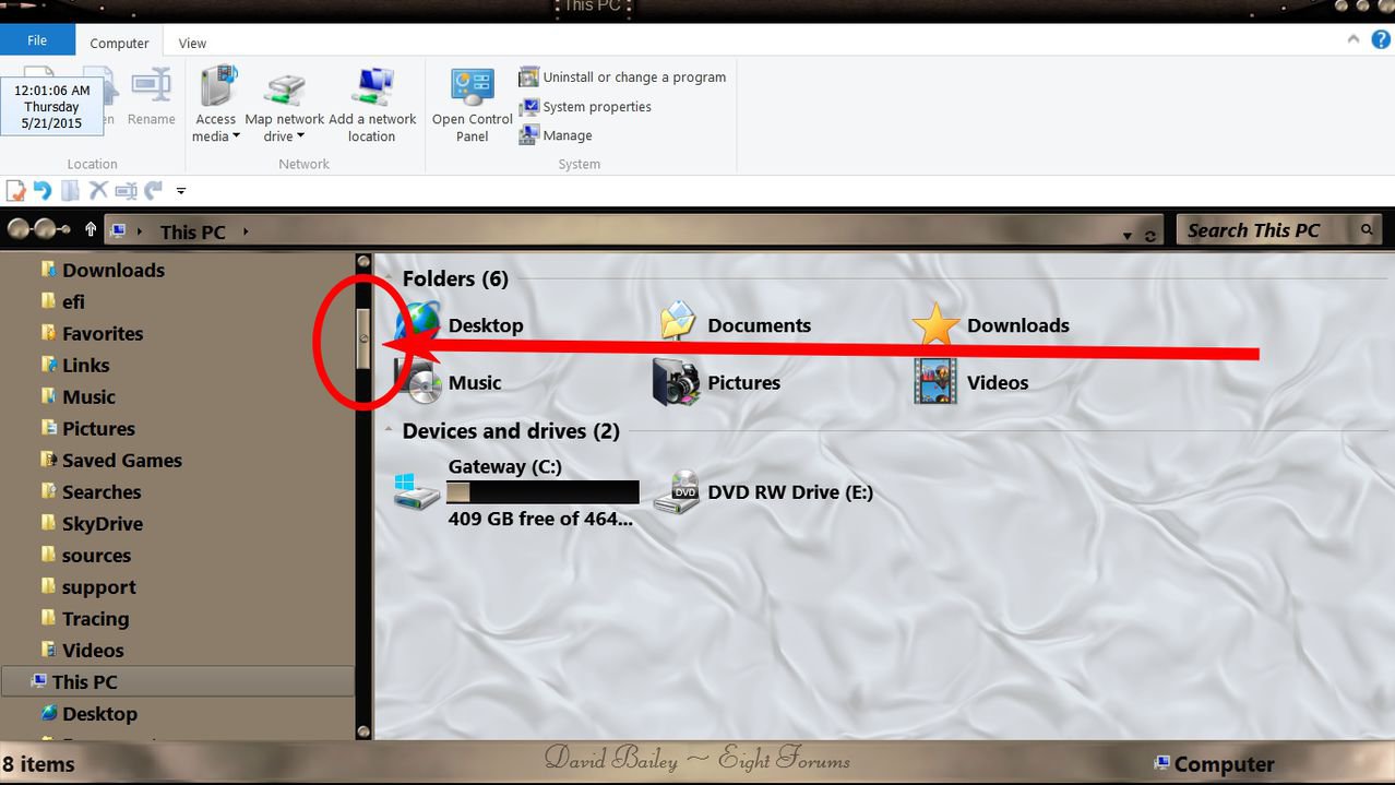 Unable to change the color of the scroll bar Windows 8 Help Forums