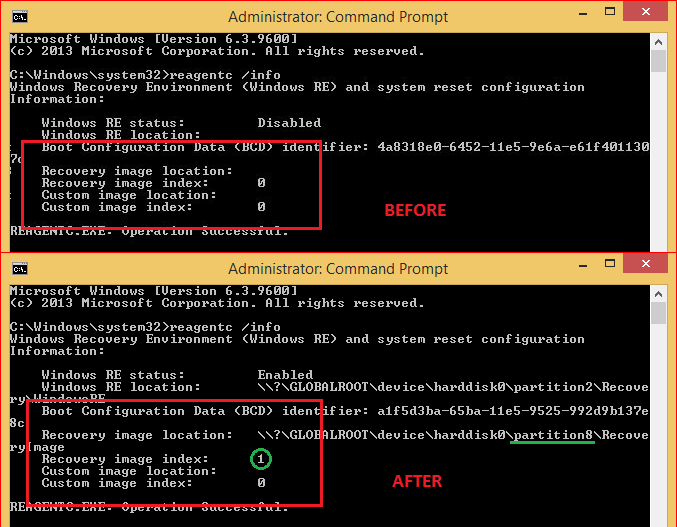 Solved - Unable to fix recovery partition ASUS / Lost recovery