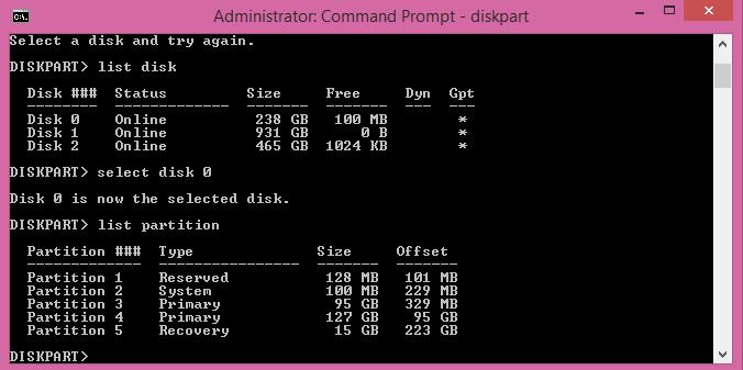 Diskpart disk 0 partitions.JPG