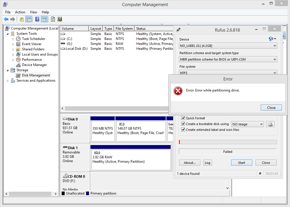 Flash Drive Can't Format RAW FS Windows 8 Help Forums