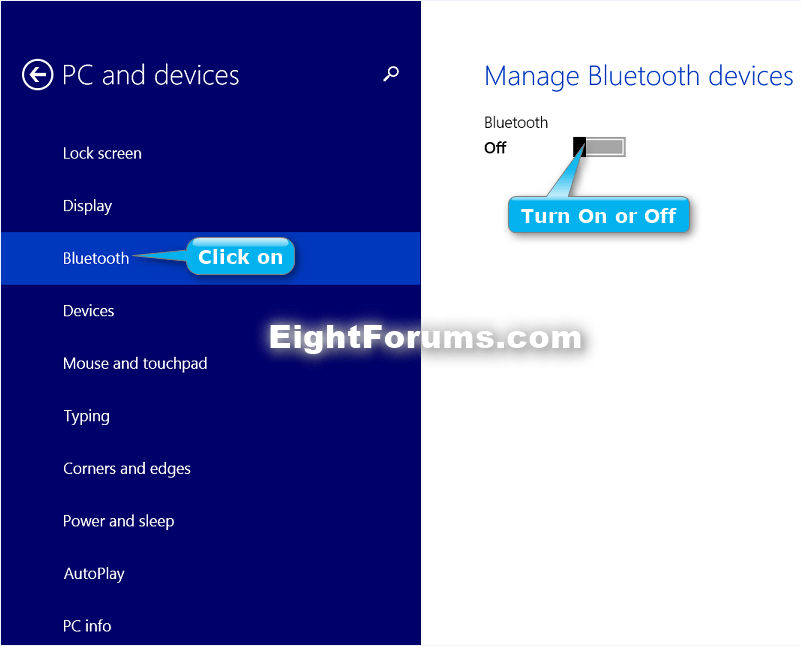 Bluetooth Devices Shortcut - Create in Windows 8 | Windows 8 Help Forums