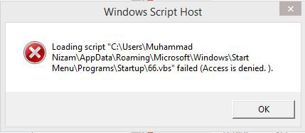 Solved - Window Script Host (loading script error) | Windows 8 Help Forums
