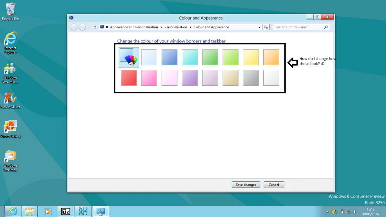 Solved - Change windows 8 colour pallete icons? | Windows 8 Help Forums