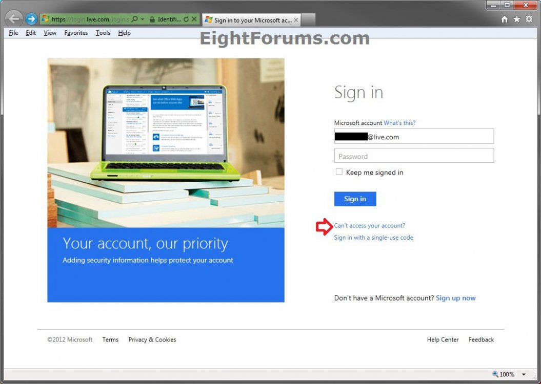 changed microsoft account password online but device is offline.