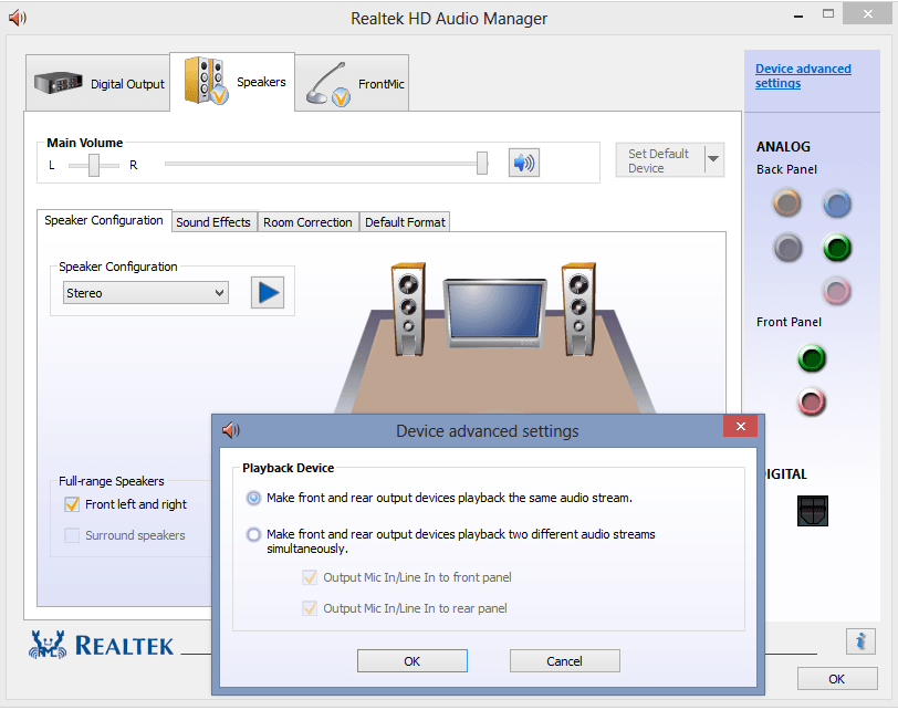 Realtek alc1150 front speakers dont work marketplaceserre